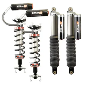 07-18 Silverado Elka 2.5 RESERVOIR FRONT & REAR SHOCKS KIT 90249