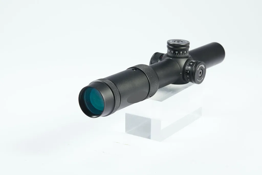 1-5x24 First Focal Plane FFP Scope with Red Green Illuminated MOA Reticle, Anti-Reflection Devices