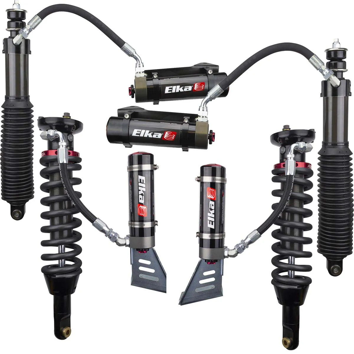 10-Present 4Runner Elka 2.5 DC RESERVOIR FRONT & REAR SHOCKS KIT 90106