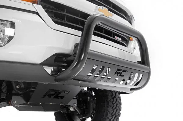 2007-13 Chevy Avalanche 1500, 07-18 Silverado, 07-17 Suburban 1500 / Tahoe /  Yukon XL 1500, 07-12 Cadillac Escalade Bull Bar - 2WD/4WD [Black]