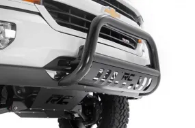 2007-13 Chevy Avalanche 1500, 07-18 Silverado, 07-17 Suburban 1500 / Tahoe /  Yukon XL 1500, 07-12 Cadillac Escalade Bull Bar - 2WD/4WD [Black]