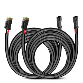 2PCS 16AWG 10FT Wire Extension Kit 2Pin Socket DT Connector