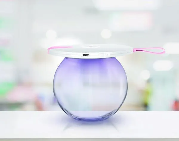 59S UVC LED Multifunctional Sterilizing Lid (S8-Pink)