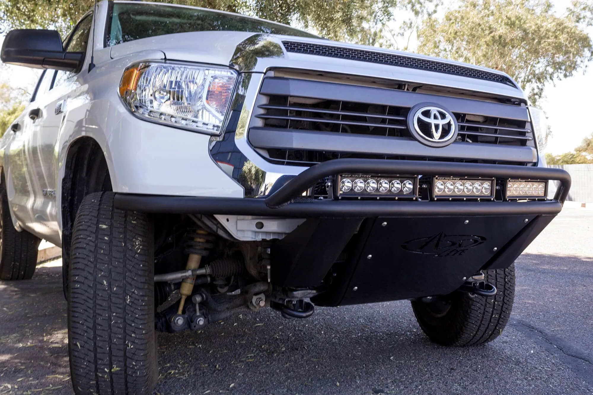 Addictive Desert Designs (ADD) LITE Front Bumper with Top Hoop 2014-2021 Toyota Tundra (F743842940103)