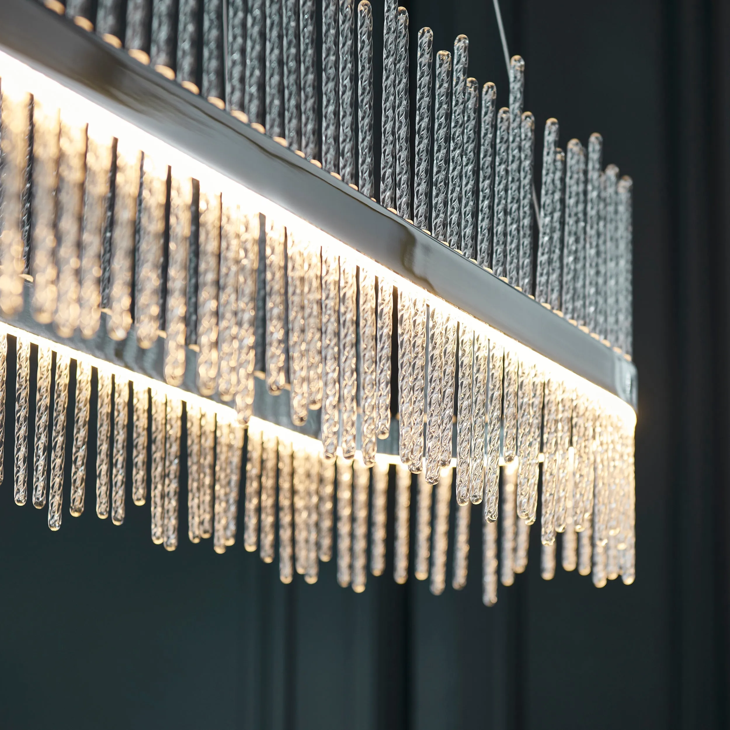 Amos Vanburgh Bar Chandelier Chrome