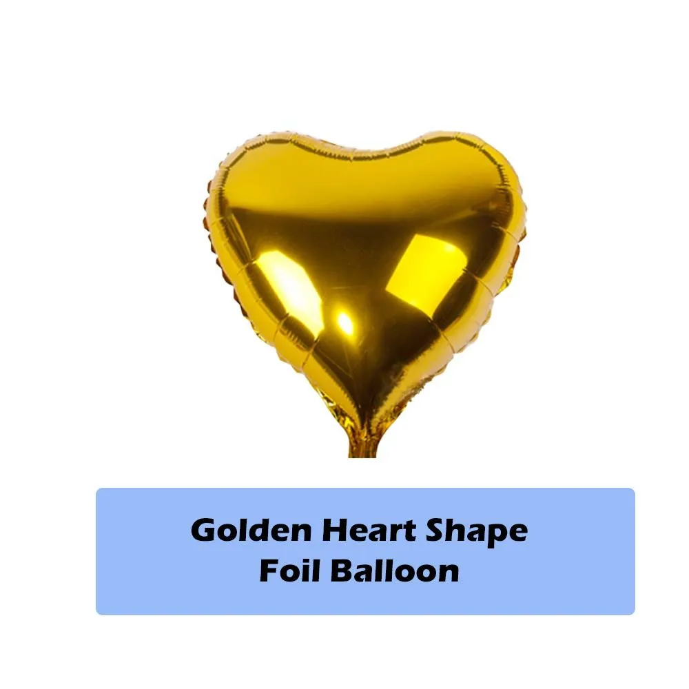 Birthday Balloons for Decoration Golden & Silver 53 Pcs - 1st, 10th, 18th, 21st, 25th, 30th, 40th Birthday