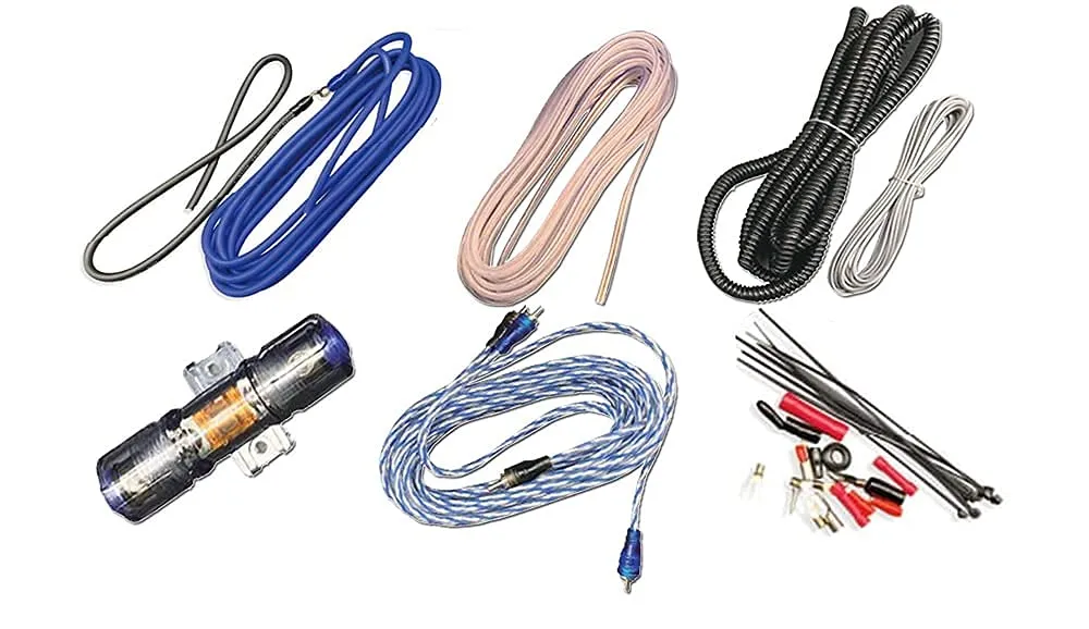 Blaupunkt AMK400 4 Gauge OFC 3200W Max Power Complete Car Amplifier Wiring Kit