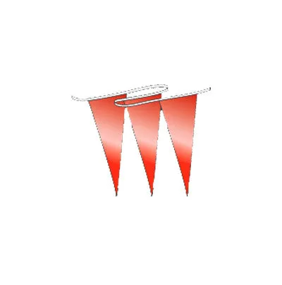 Brilliant Metallic Pennants Streamers 60' String