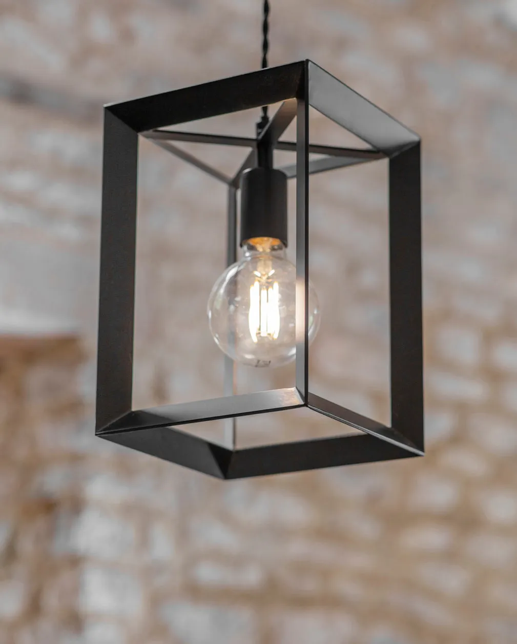 BRUNSWICK CEILING PENDANT, SMALL IN BLACK