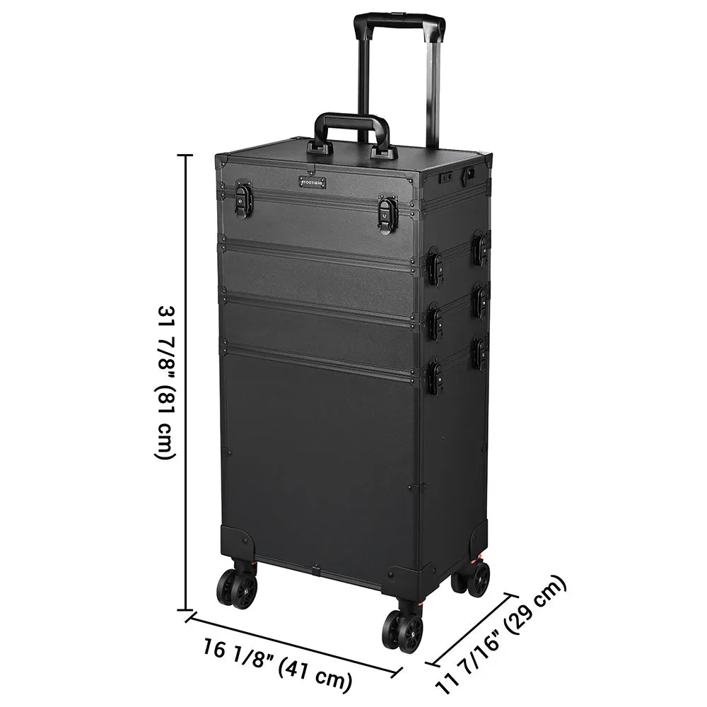 Byootique Urstudio 31" Rolling Makeup Case Pro Cosmetic Artist Travel