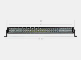 CALI RAISED LED Second 32" Light Bar with Relocation Mounts For 2016-2023 Tacoma Stealth Bumper