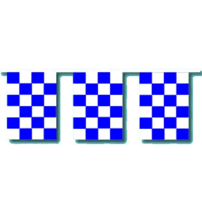 Checkered Race Track Starter Pennants Streamers String