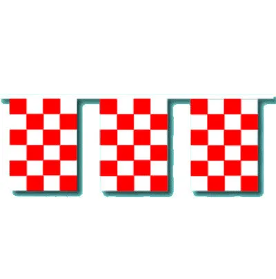 Checkered Race Track Starter Pennants Streamers String