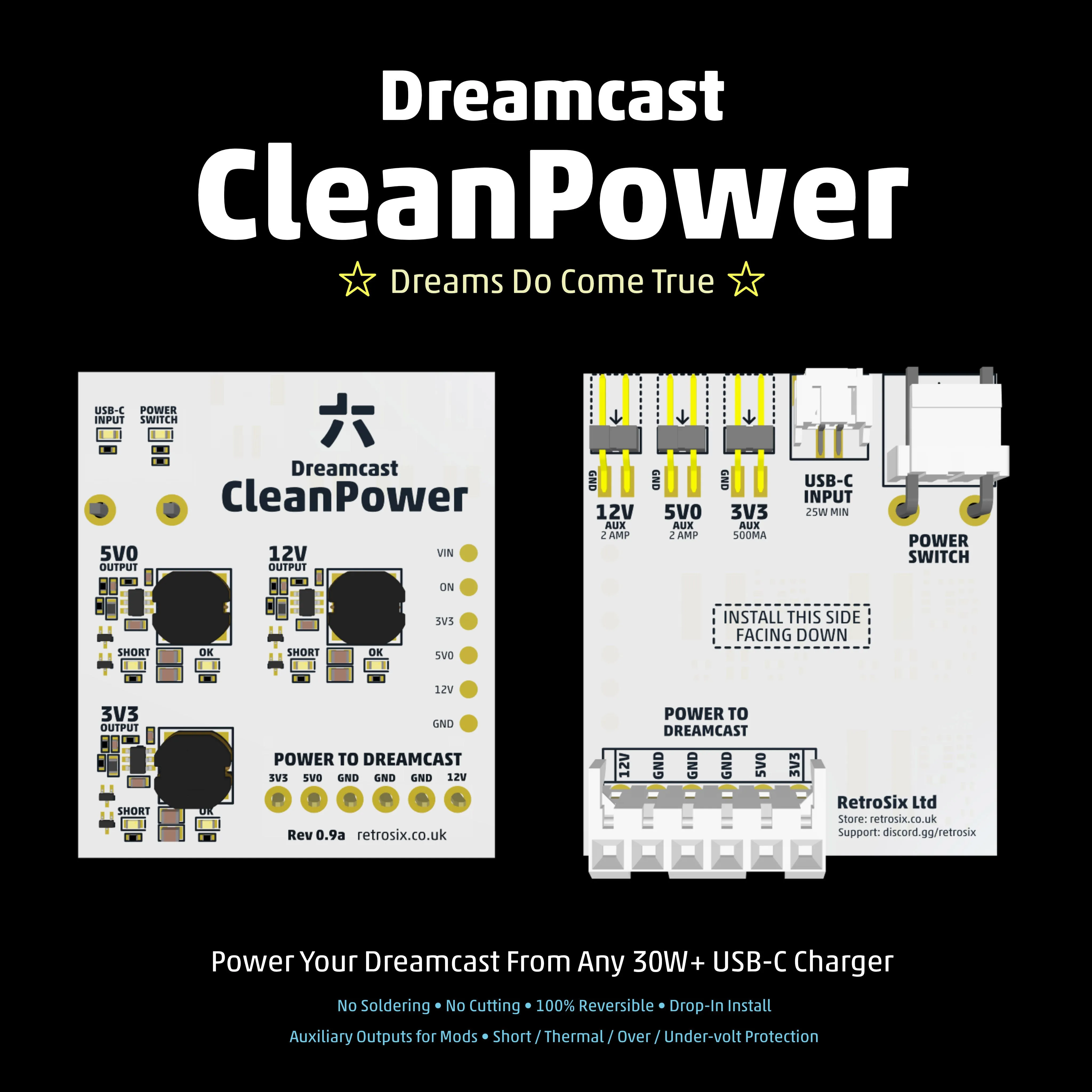 CleanPower for SEGA Dreamcast - RetroSix