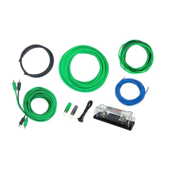 DB Link X-Treme Green 8 Ga. Miniature ANL Amplifier Installation Kit GK8-MANL