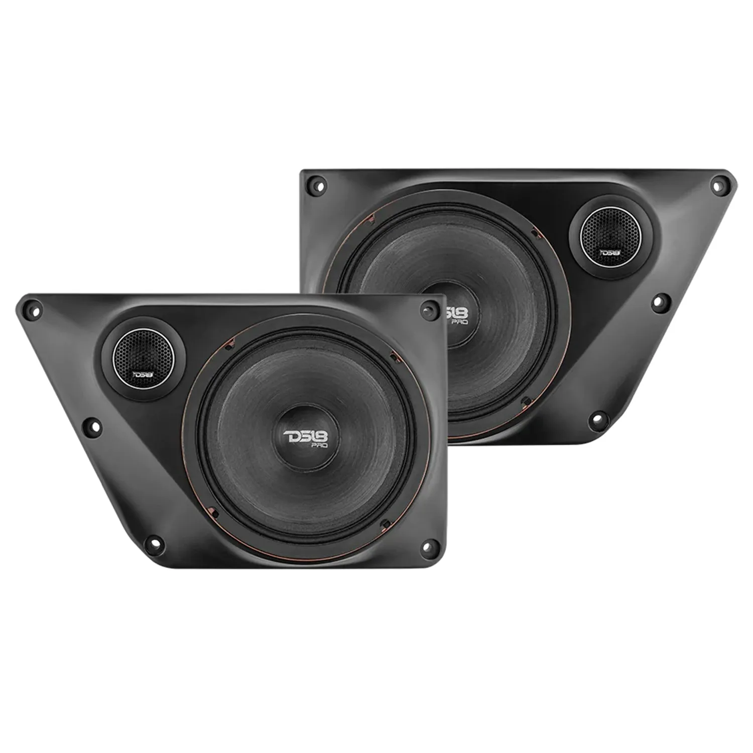 DS18 Left & Right Back Door Panel Kit for 6th Gen Ford Bronco Fits 6.5" Speaker
