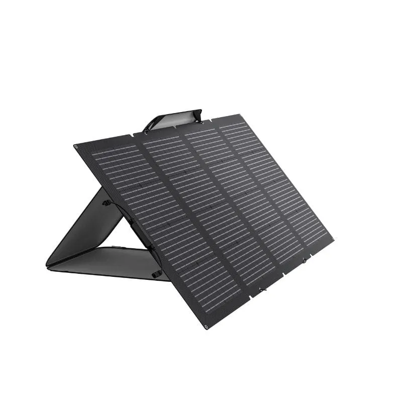 EcoFlow 220W Bifacial Portable Solar Panel for Power Station