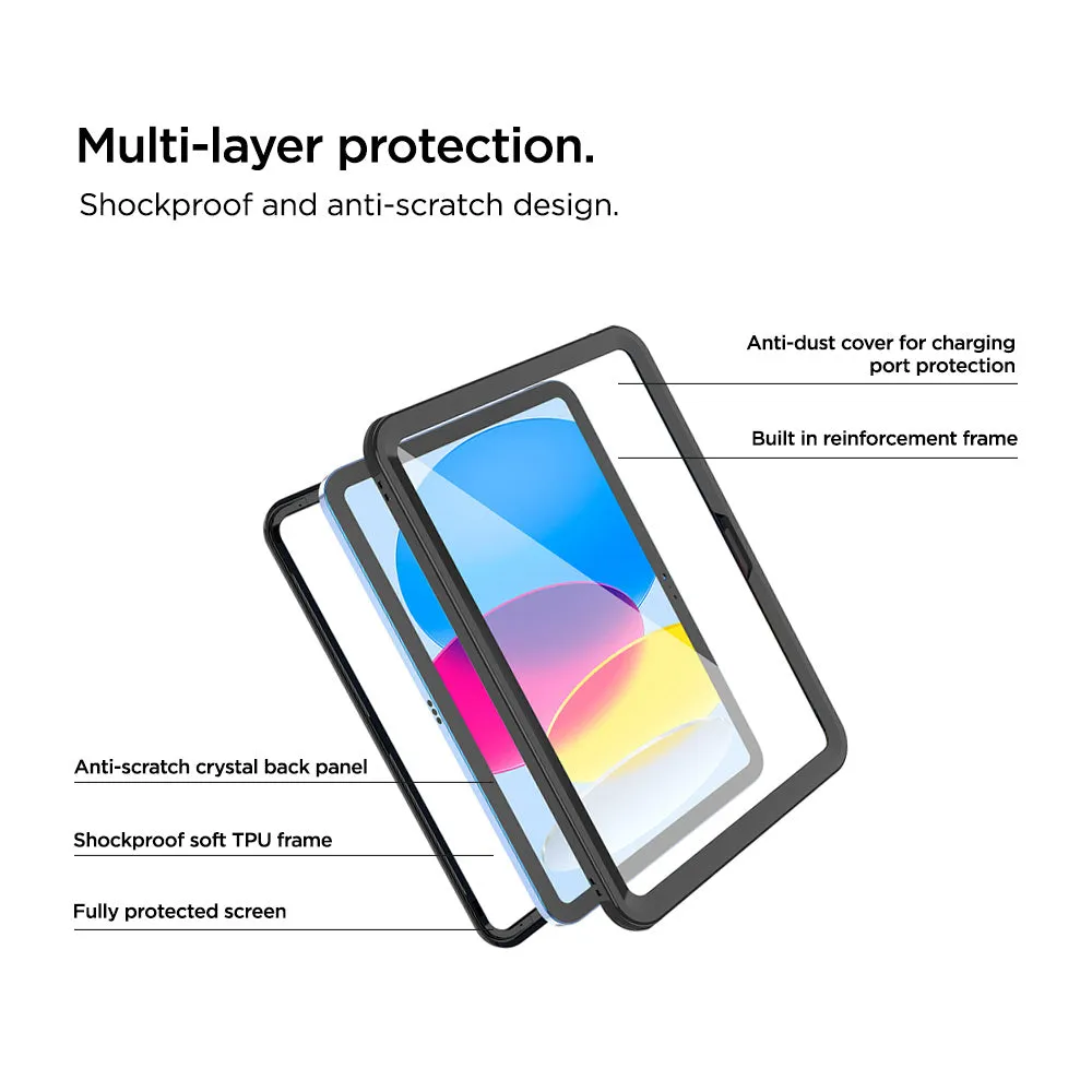 Eiger Peak 3000m Case for Apple iPad 10.9 (10th Gen) in Black