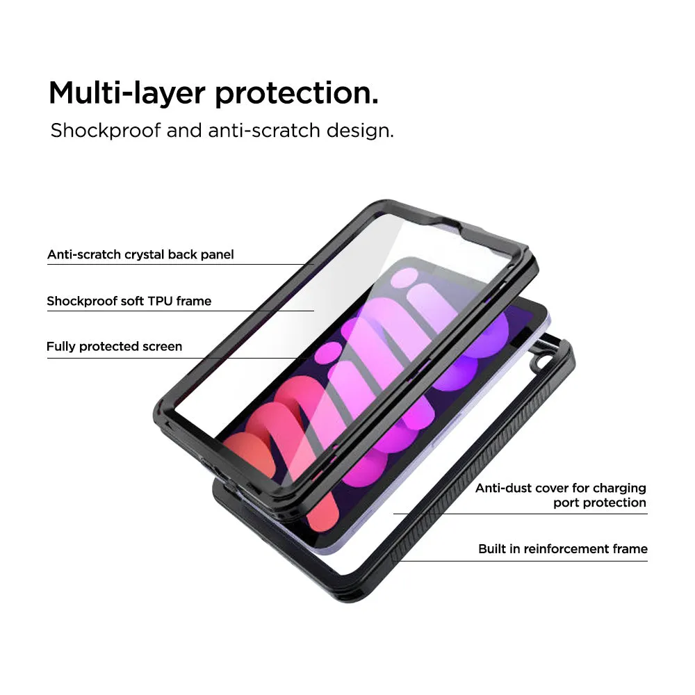 Eiger Peak 3000m Case for Apple iPad Mini 7/ Mini 6 (2021) in Black