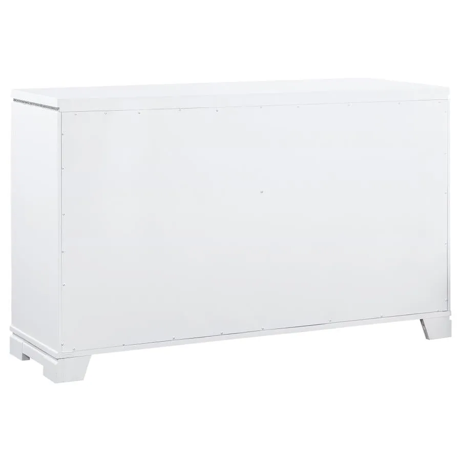 Eleanor Upholstered Tufted Bedroom Set White