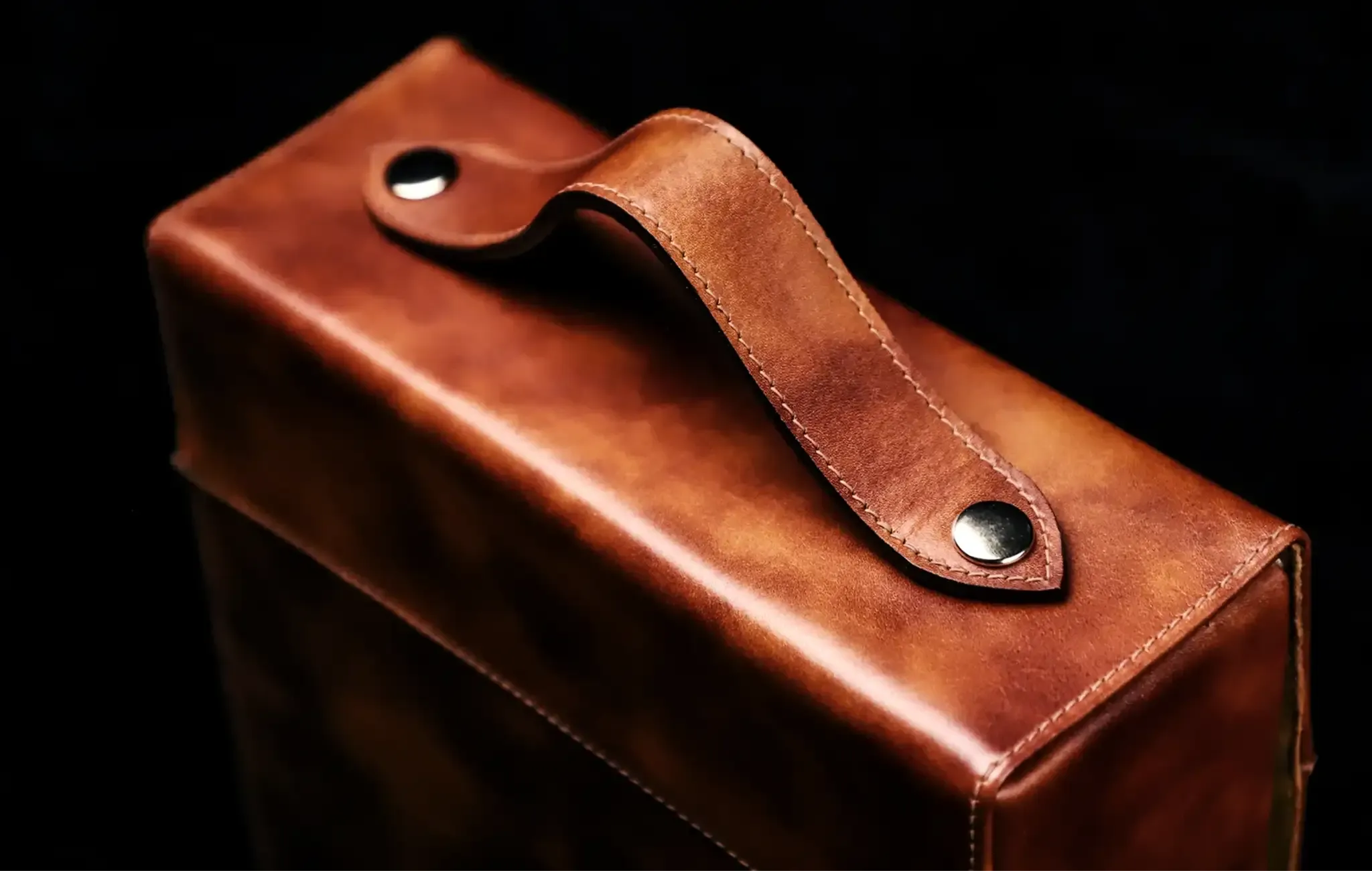 Eletech Luxe Companion Case (Zonta Museum Calf) | Travel Case for IEMs and Cables