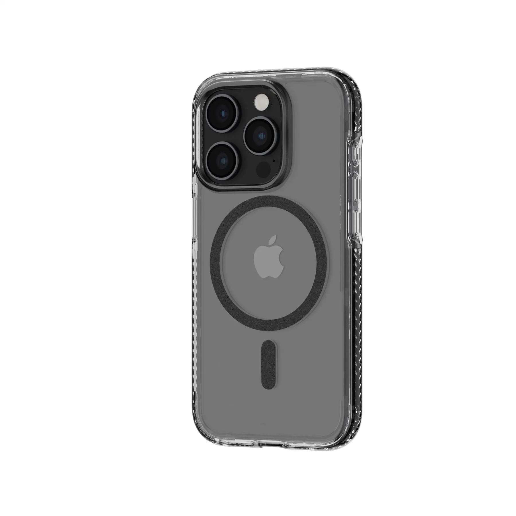 EvoCrystal - Apple iPhone 15 Pro Case MagSafe® Compatible - Black Titanium