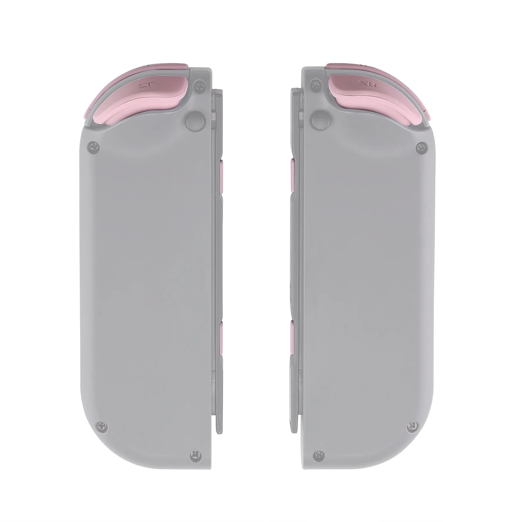 eXtremeRate Cherry Blossoms Pink Replacement ABXY Direction Keys SR SL L R ZR ZL Trigger Buttons Springs, Full Set Buttons Repair Kits with Tools for NS Switch JoyCon & OLED JoyCon - JoyCon Shell NOT Included - AJ206