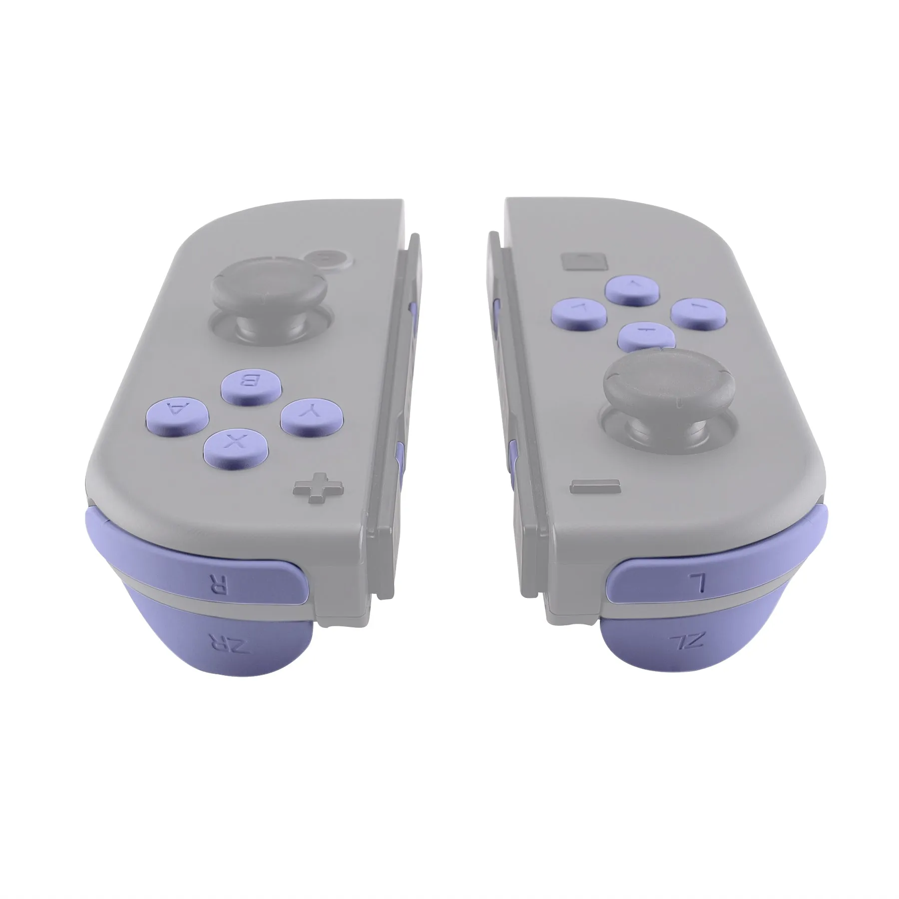 eXtremeRate Light Violet Replacement ABXY Direction Keys SR SL L R ZR ZL Trigger Buttons Springs, Full Set Buttons Repair Kits with Tools for NS Switch JoyCon & OLED JoyCon - JoyCon Shell NOT Included  - AJ209