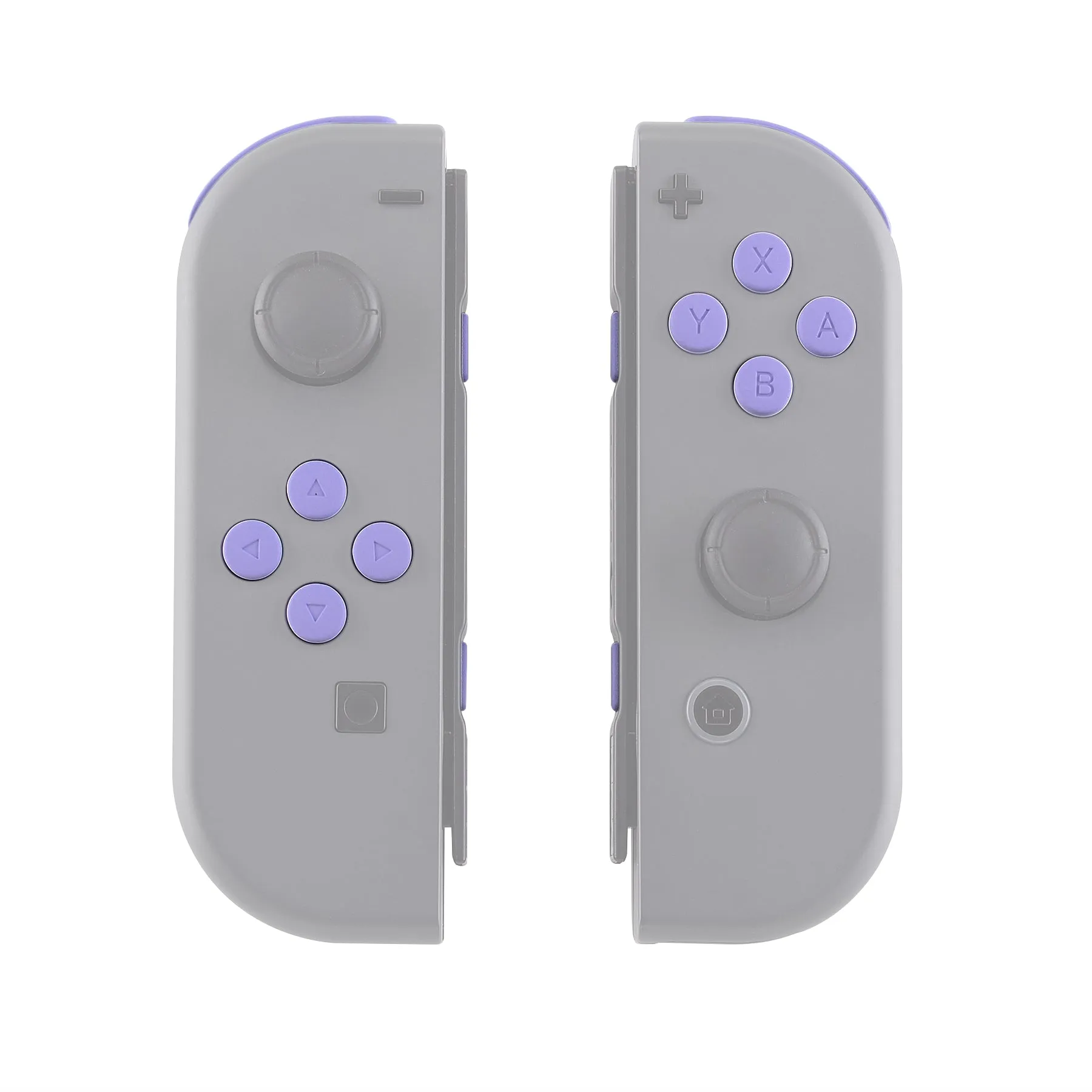 eXtremeRate Light Violet Replacement ABXY Direction Keys SR SL L R ZR ZL Trigger Buttons Springs, Full Set Buttons Repair Kits with Tools for NS Switch JoyCon & OLED JoyCon - JoyCon Shell NOT Included  - AJ209