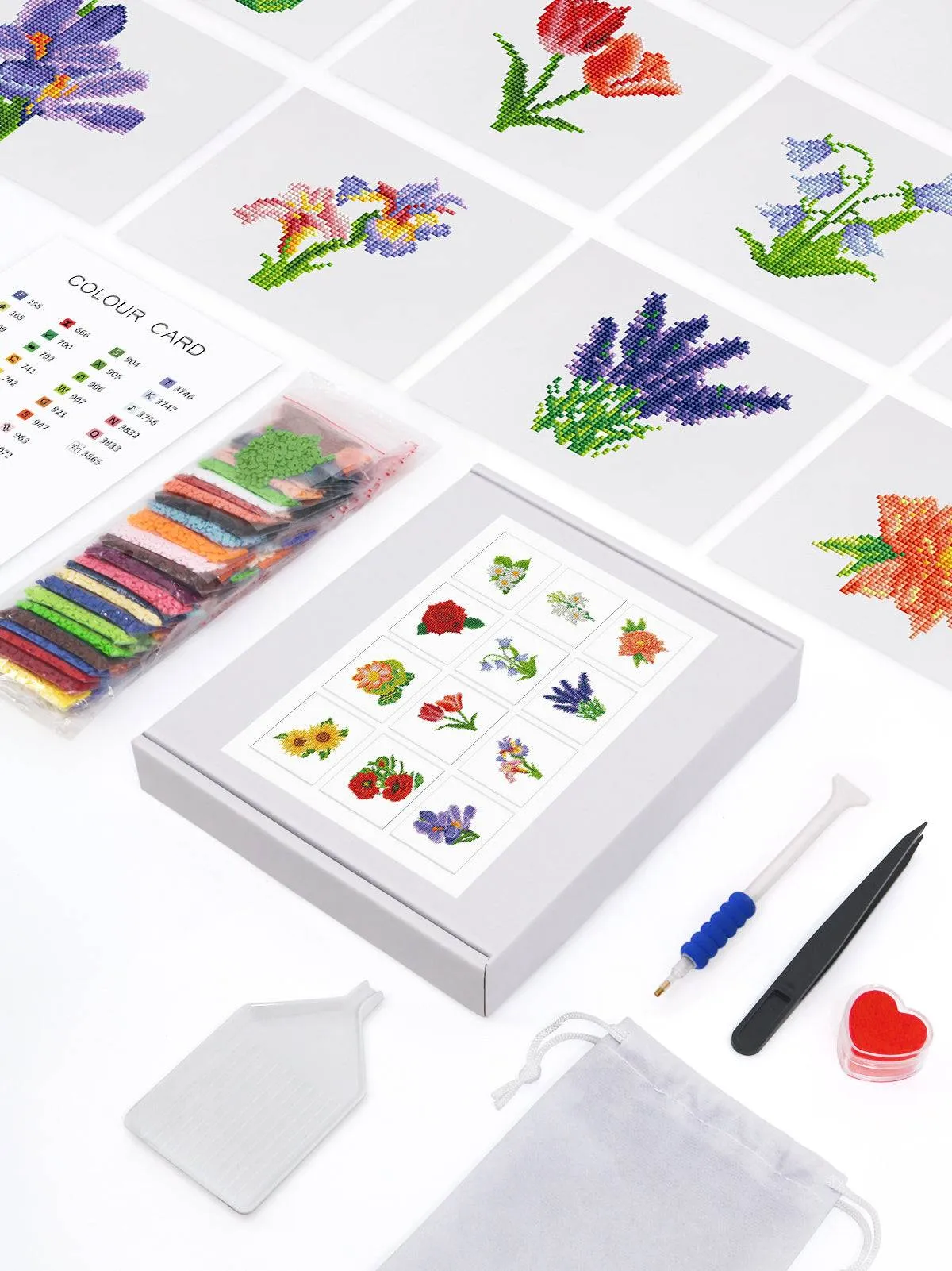 Floral Collection 1 - Mini Diamond Painting Kit