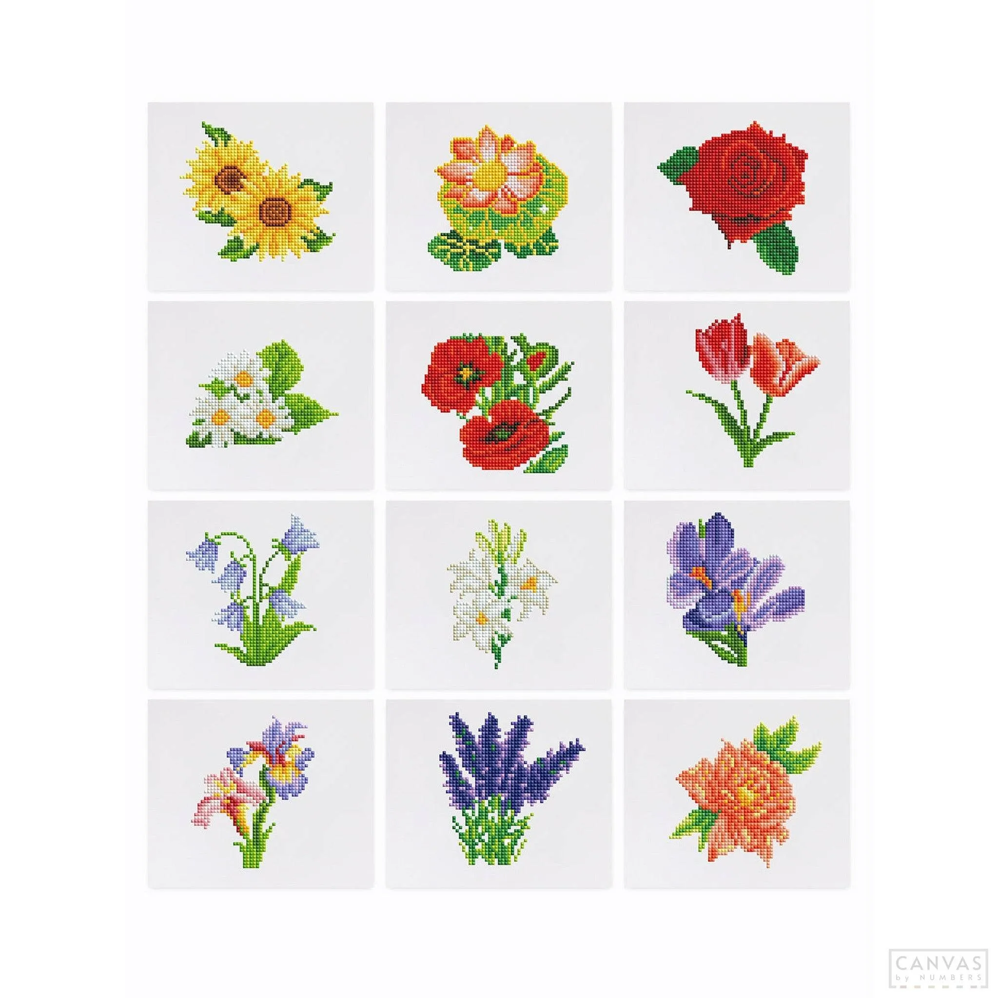 Floral Collection 1 - Mini Diamond Painting Kit