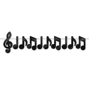 Foil Musical Notes Streamer