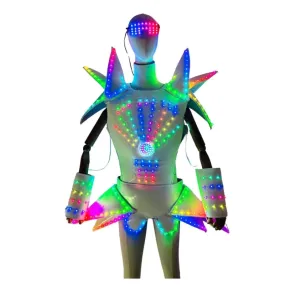 Full Color LED Robot Suit Catwalk Stage Dance Event Evening For DJ Bars Party Music Show