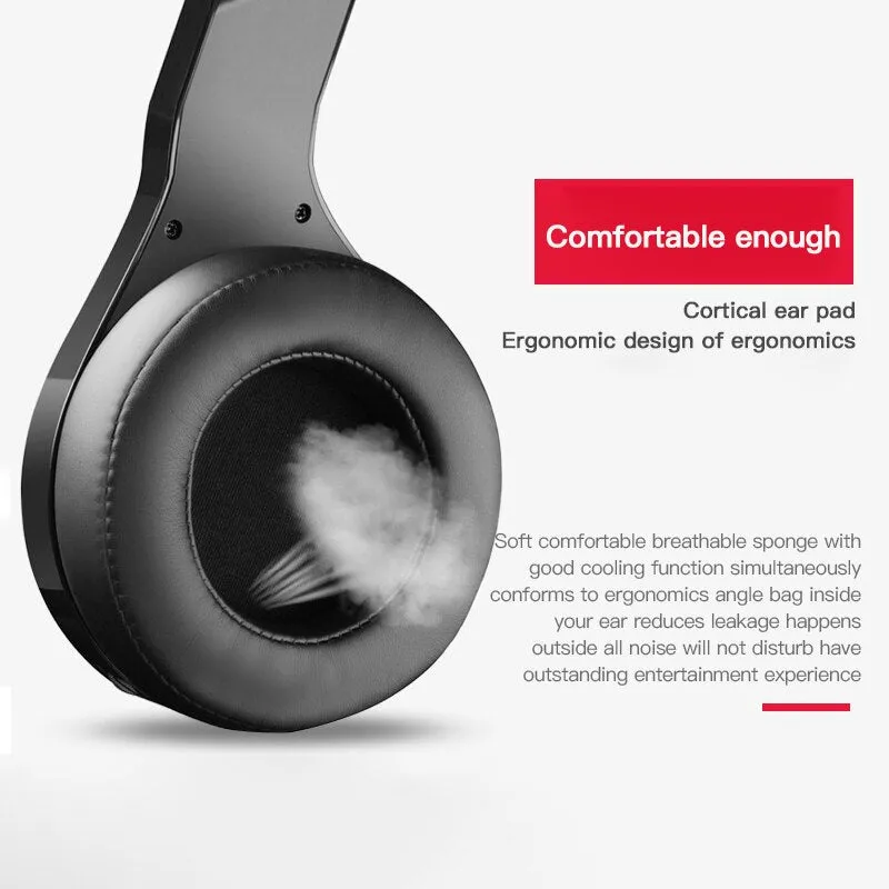 Gaming Headset Breathing Light HiFi Stereo Headphones