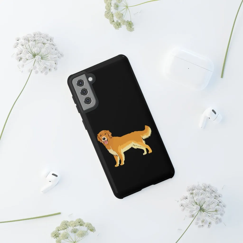 Golden Retriever Cell Phone Cases, Samsung, iPhone, Google, Impact Resistant, Dual Layer for Protection, FREE Shipping, Made in USA!!