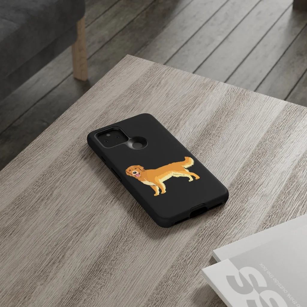 Golden Retriever Cell Phone Cases, Samsung, iPhone, Google, Impact Resistant, Dual Layer for Protection, FREE Shipping, Made in USA!!
