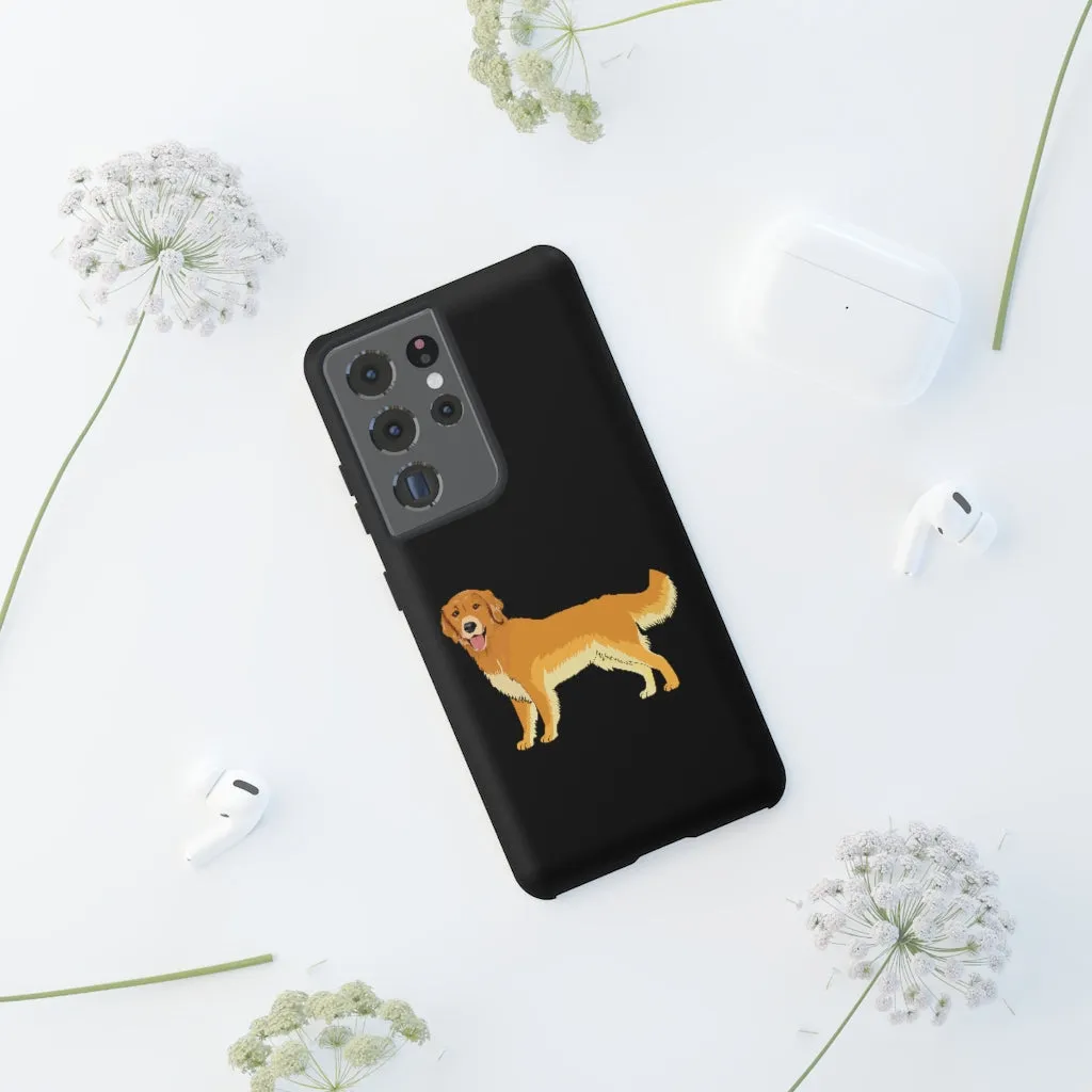 Golden Retriever Cell Phone Cases, Samsung, iPhone, Google, Impact Resistant, Dual Layer for Protection, FREE Shipping, Made in USA!!