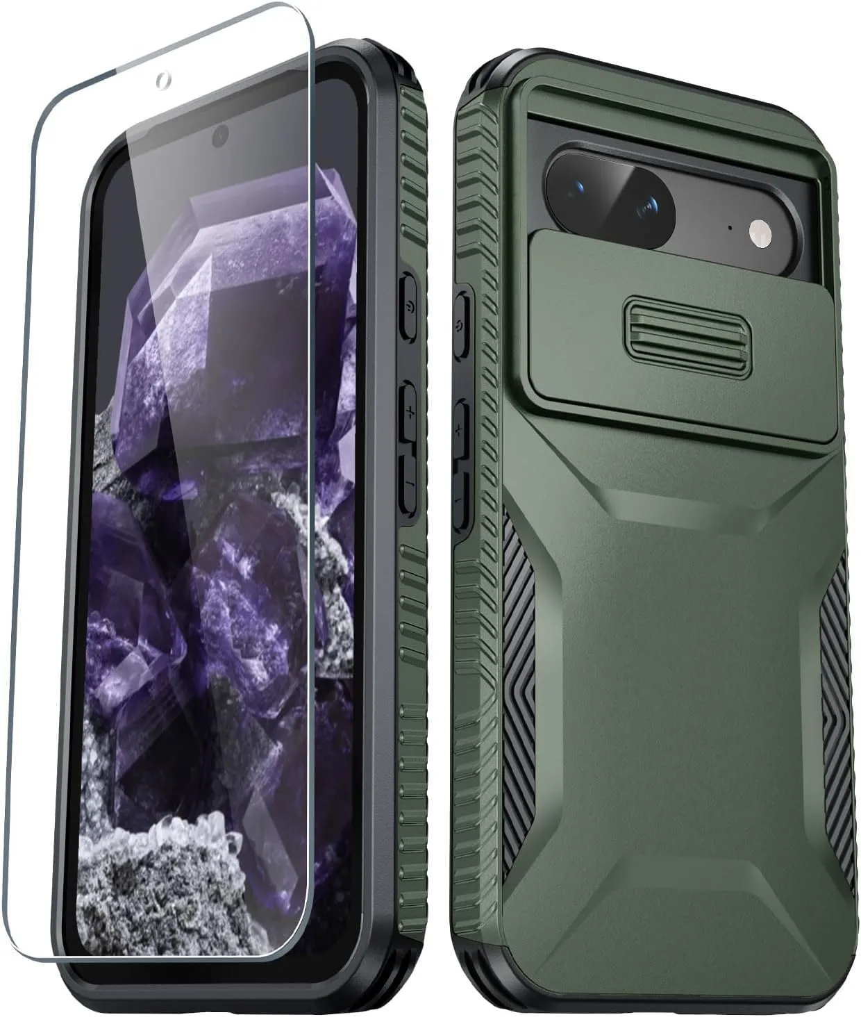 Google Pixel 9 Pro Camera Slide Case with Screen Protector