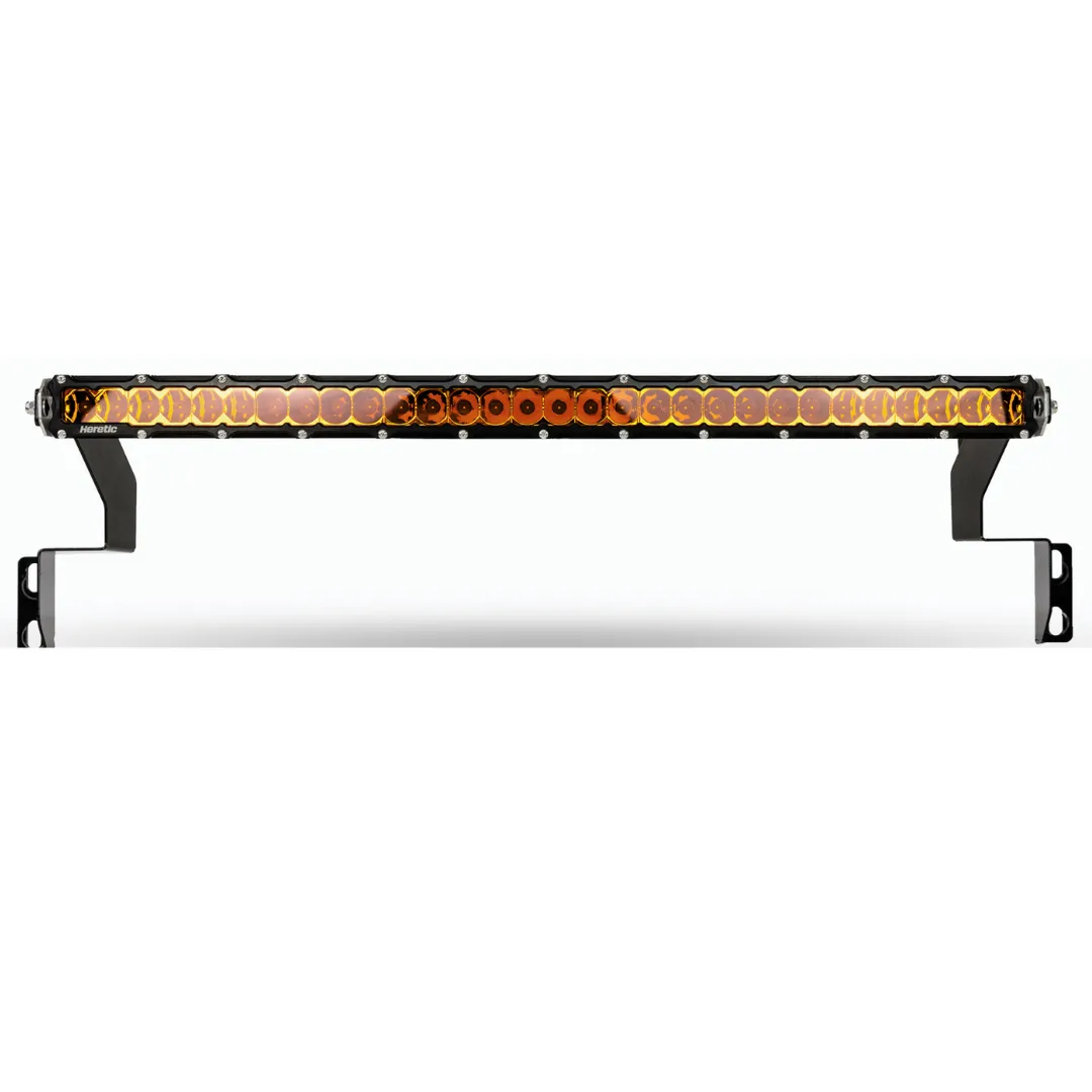 Heretic Studio Toyota Tundra - Behind The Grille - 30 Inch Light Bar - Amber Lens