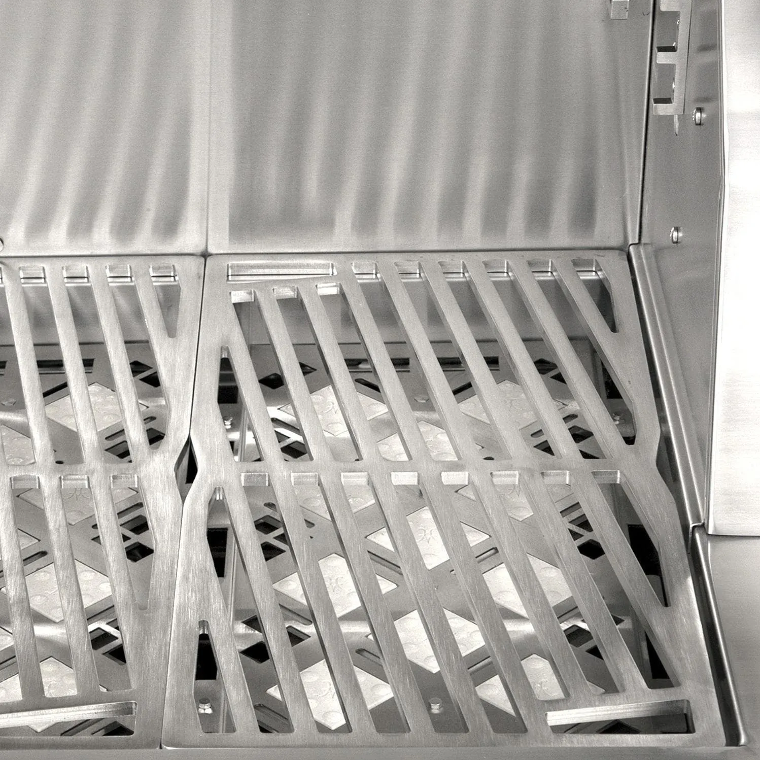 Hestan 42 Inch Grill With Rotisserie On Double Door & Drawer Cart