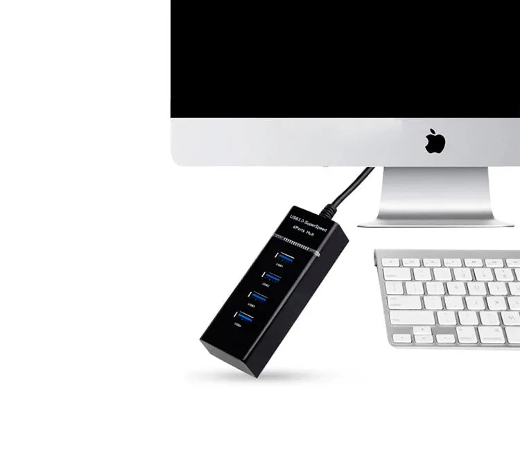 High Speed 4-Port USB 3.0 Hub