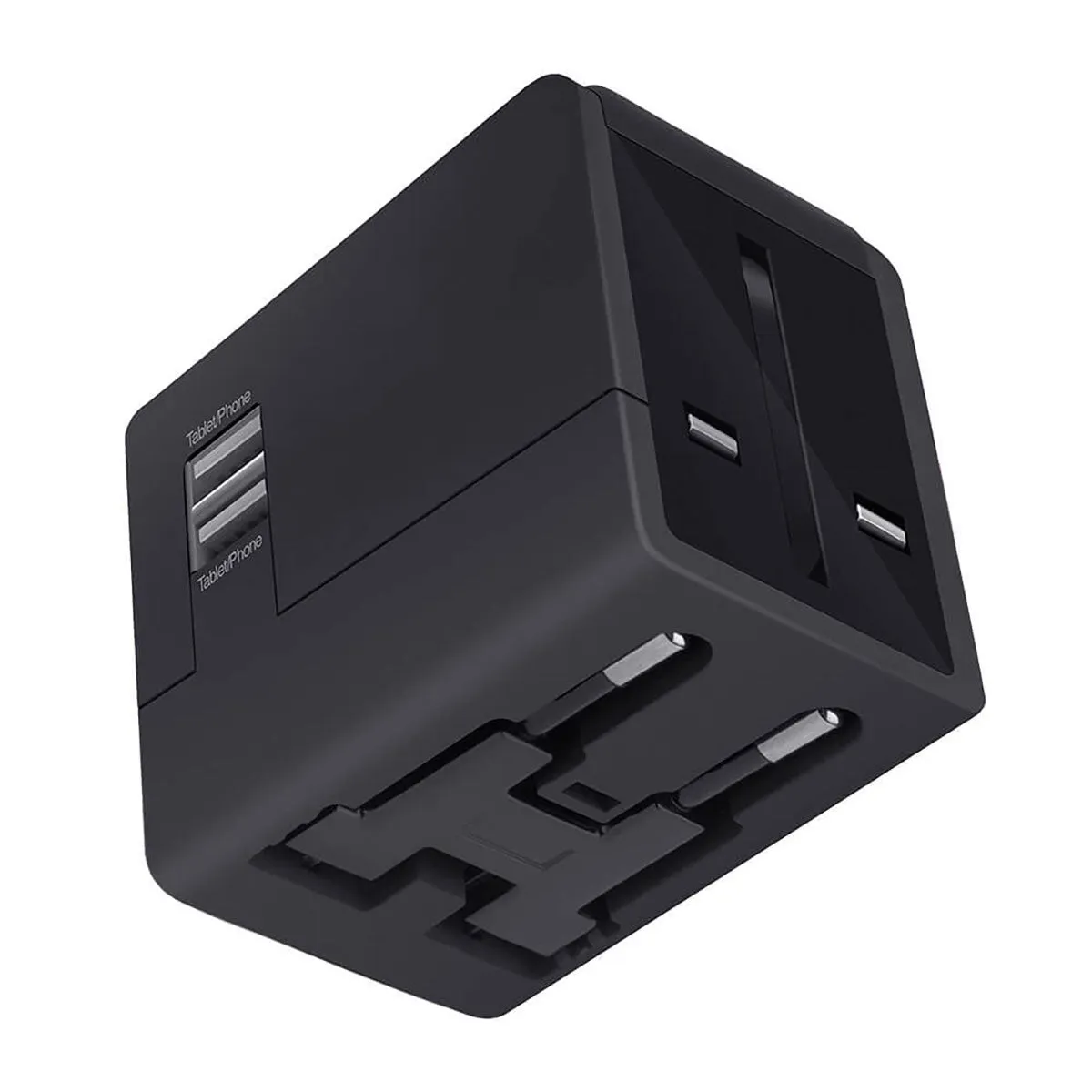 Hypergear All In One World Customized Travel Adapters, Black