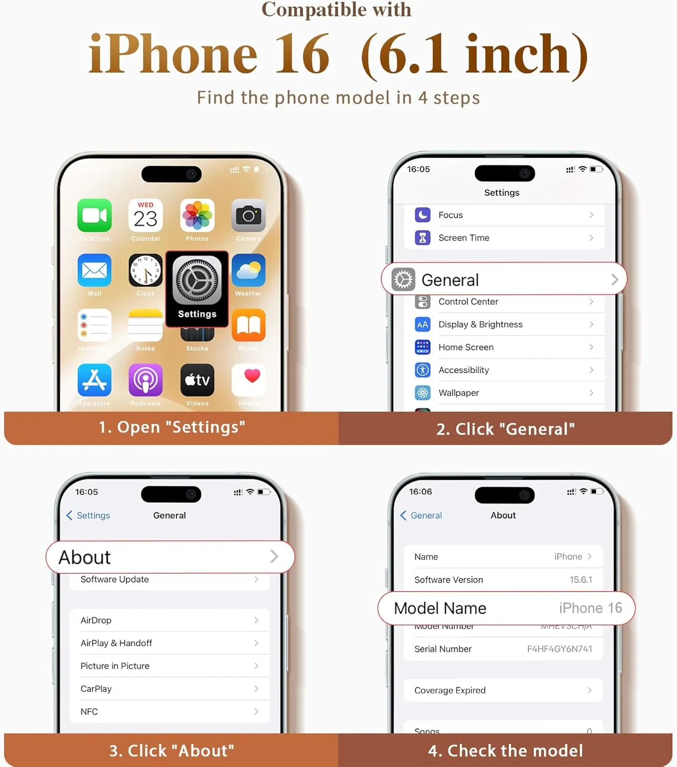iPhone 16 Case Screen Protector & Camera Lens Protector Slim TPU Shockproof Bumper Protective Phone Case Cover
