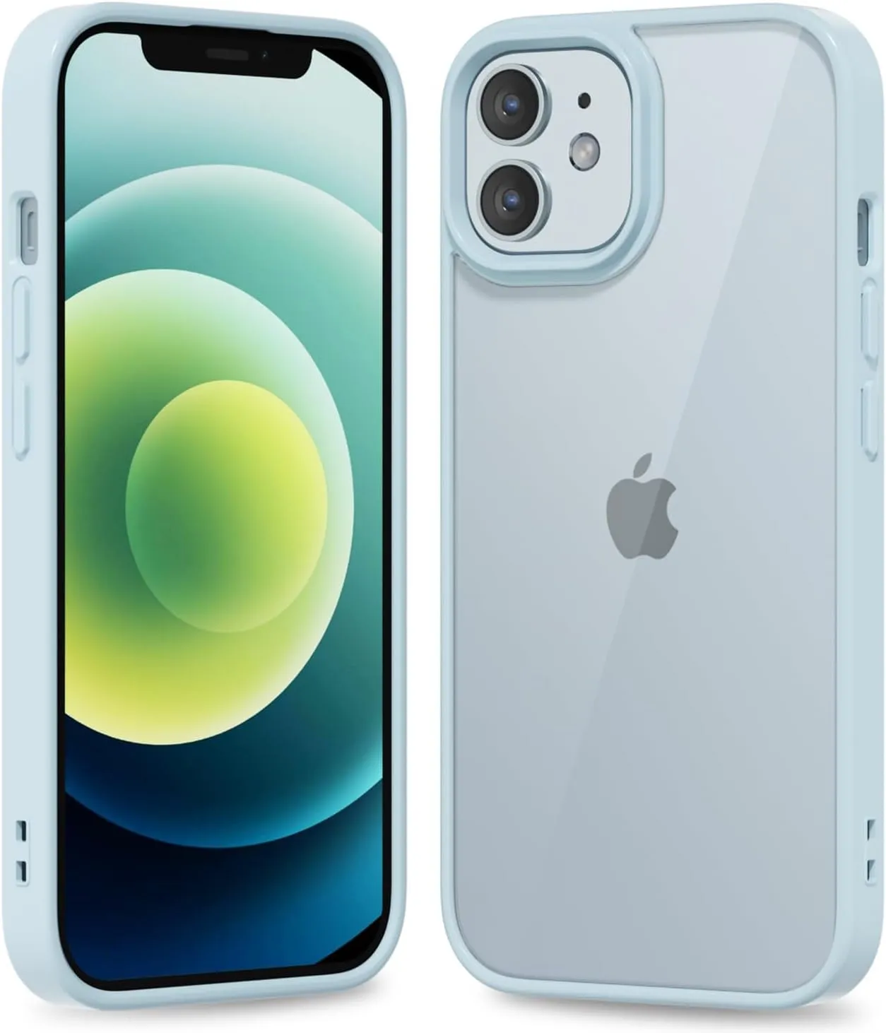 iPhone 16 Pro Transparent Hybrid Hard Shell Plastic & Soft Silicone Rubber Bumper Non-Yellow Acrylic Protective Lightweight Cover