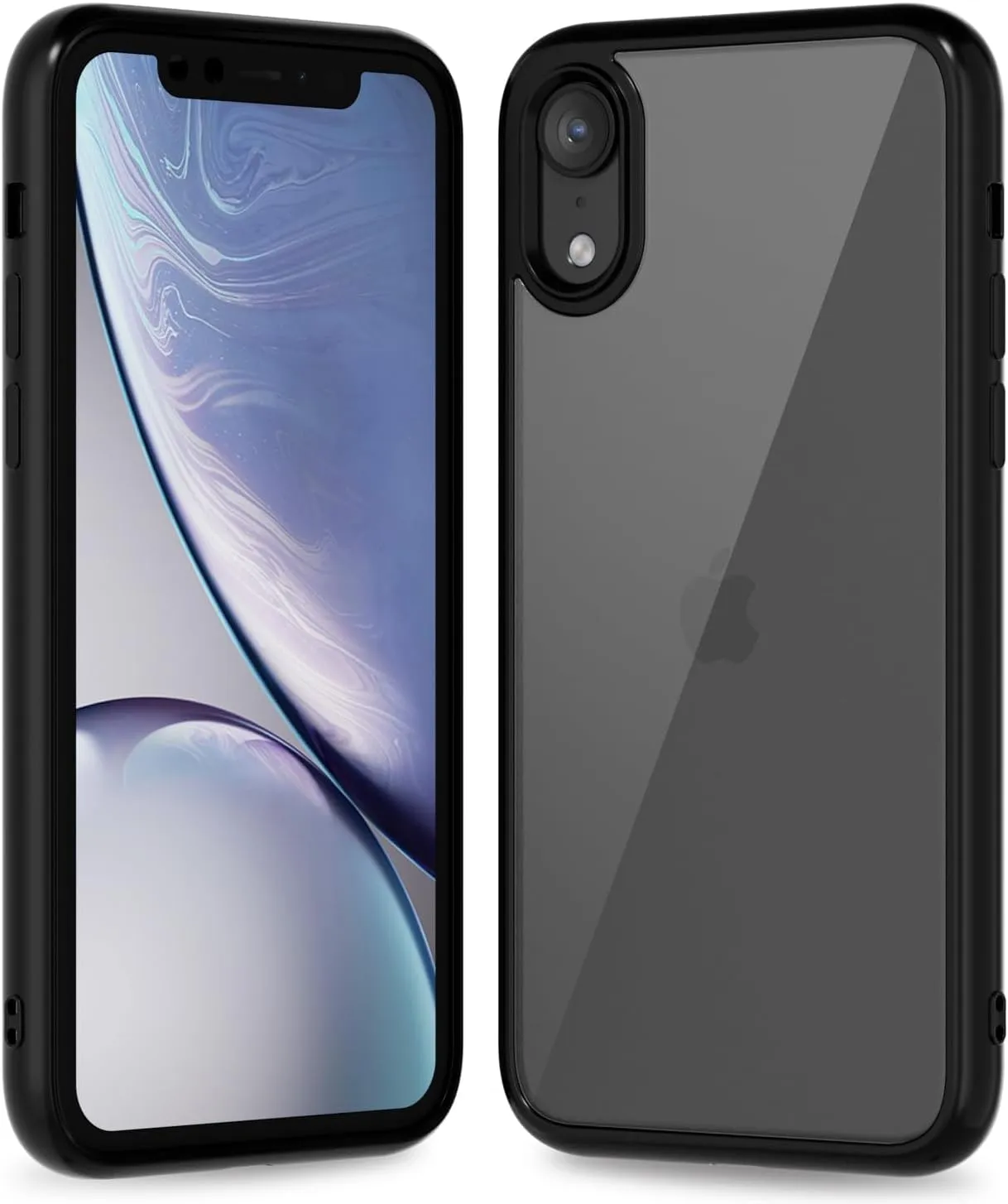 iPhone 16 Pro Transparent Hybrid Hard Shell Plastic & Soft Silicone Rubber Bumper Non-Yellow Acrylic Protective Lightweight Cover