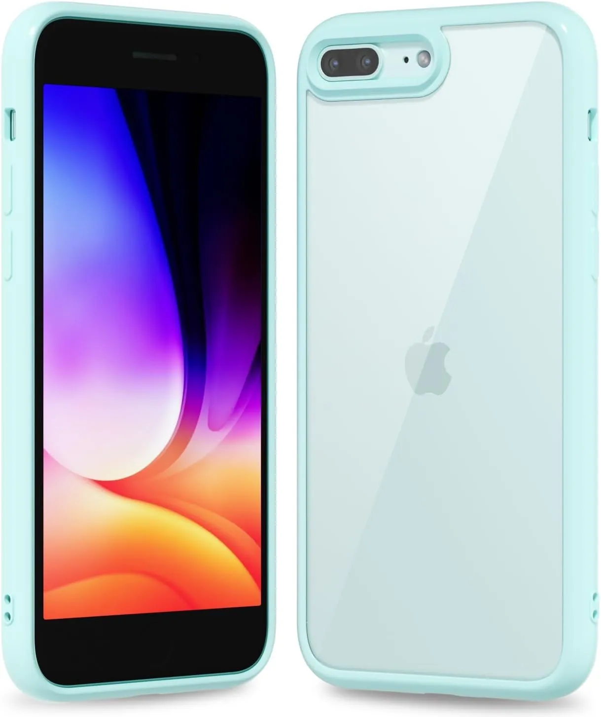 iPhone 16 Pro Transparent Hybrid Hard Shell Plastic & Soft Silicone Rubber Bumper Non-Yellow Acrylic Protective Lightweight Cover