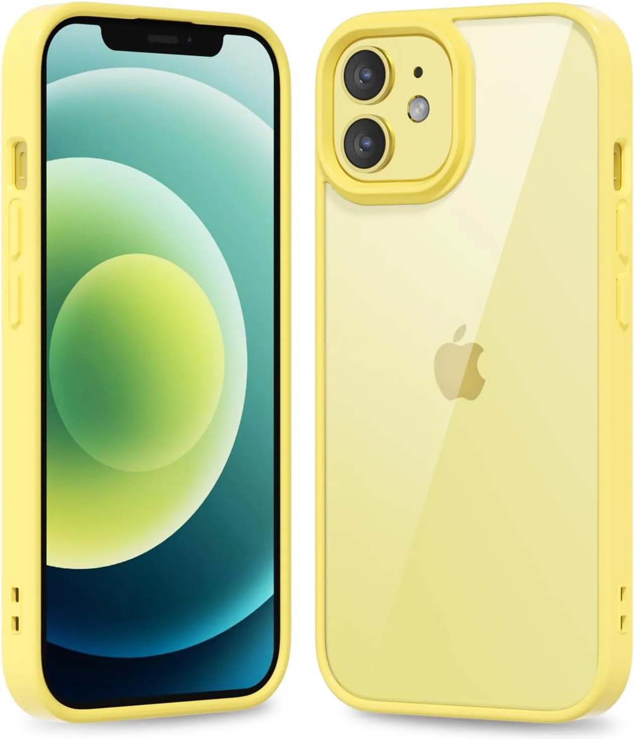 iPhone 16 Pro Transparent Hybrid Hard Shell Plastic & Soft Silicone Rubber Bumper Non-Yellow Acrylic Protective Lightweight Cover