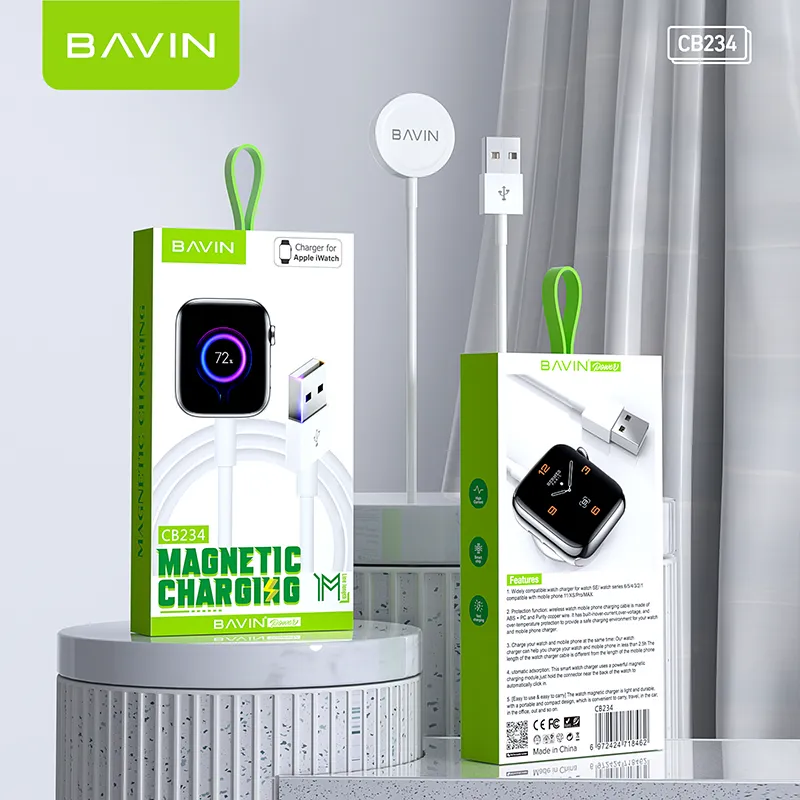 iwatch wireless magnetic charging cable