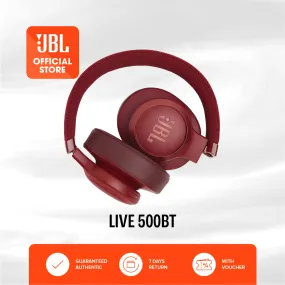 JBL Live 500BT Wireless Over Ear Headphones