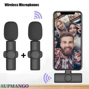 K11 Professional Wireless Lavalier Microphone for iPhone iPad Laptop-Wireless Microphone